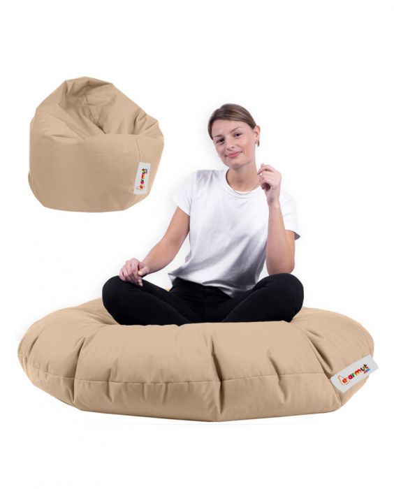 Градински пуф Iyzi 100 Cushion Pouf, цвят Норка