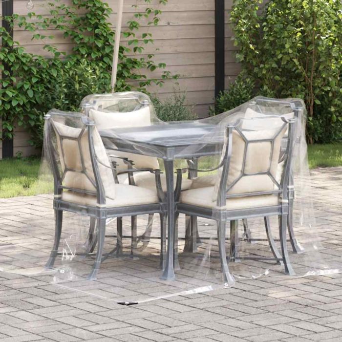 Прозрачен брезент с капси 2x3 m PVC