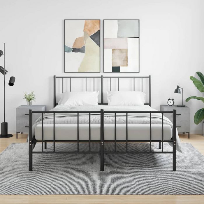 Нощни шкафчета 2 бр бетонно сиво 40x35x47,5 см инженерно дърво