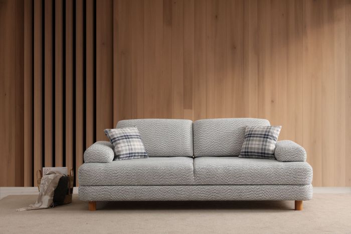 Троен разтегателен диван Nice 3 Seater, цвят Кремав
Blue