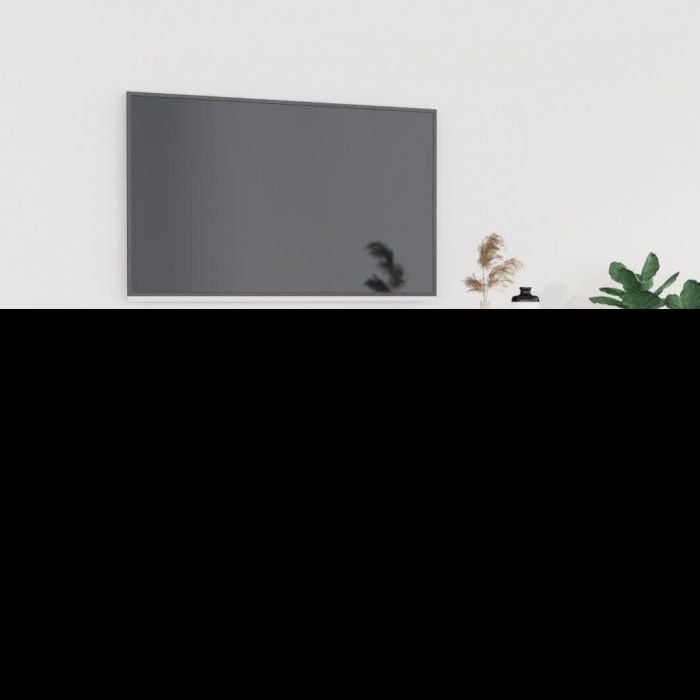 ТВ шкаф бял гланц 102x35x45 см инженерно дърво Bender