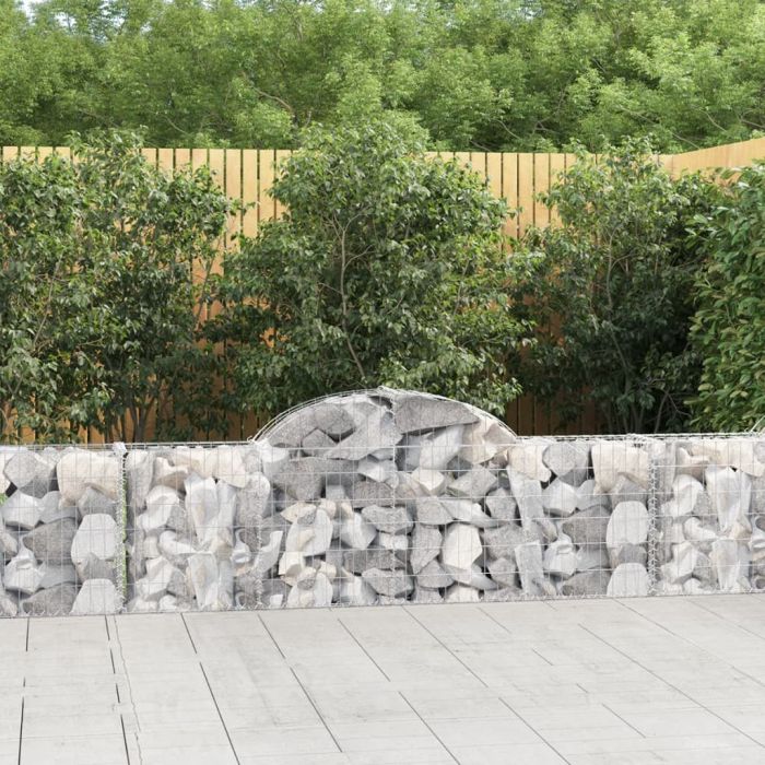 Габионни кошници арка 40 бр 200x30x60/80 см поцинковано желязо