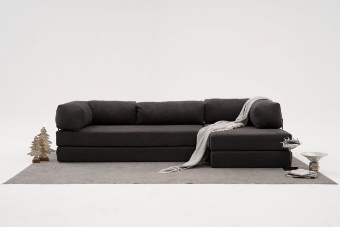 Ъглов диван Comfort, цвят Антрацит
