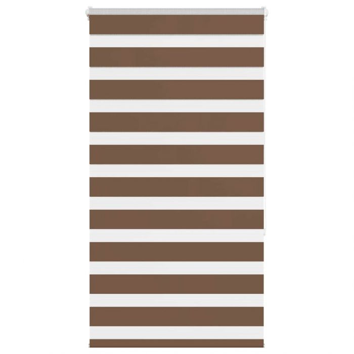 Зеброва щора кафяв 75x150 см Ширина на плата 70,9 см Полиестер