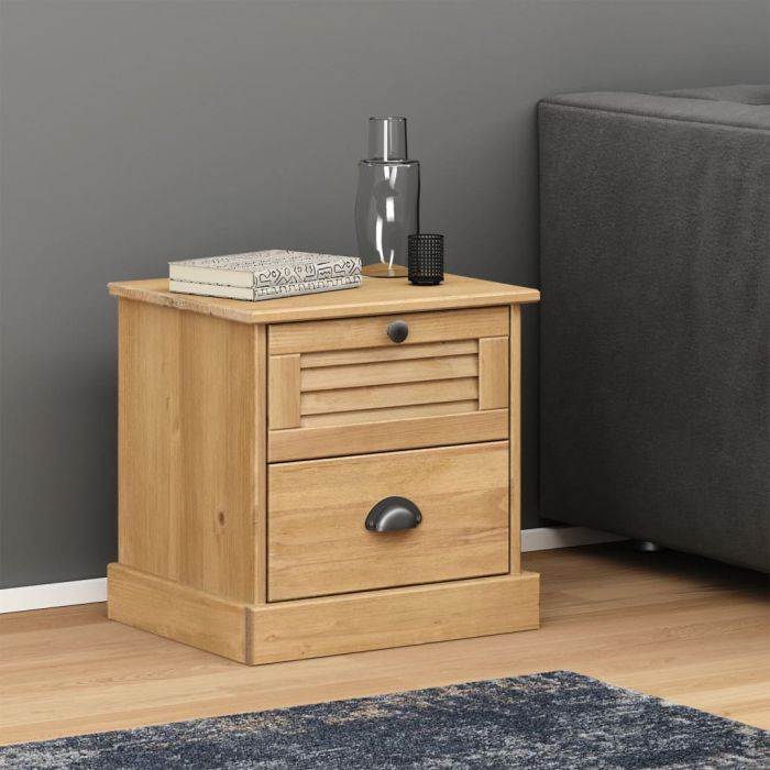 Нощно шкафче VIGO 42x35x42 см бор масив
