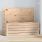 Кутия за съхранение, 89x36,5x33 см, борово дърво масив