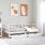 Легло с чекмеджета, без матрак, бяло, 90x200 см, масивно дърво