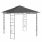 Беседка, 3x3x2,7 м, антрацит, 160 г/м²
